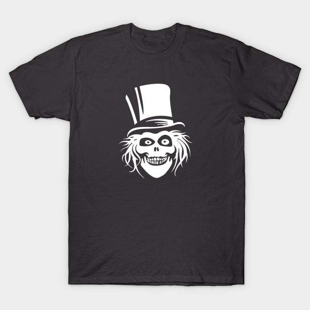 Hatbox Ghost T-Shirt by wyckedguitarist